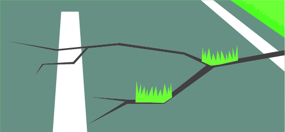 道路破損・雑草対策